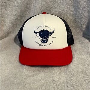 Bull Creek Whiskey Unisex Trucker Snapback Adjustable Hat with Foam Front